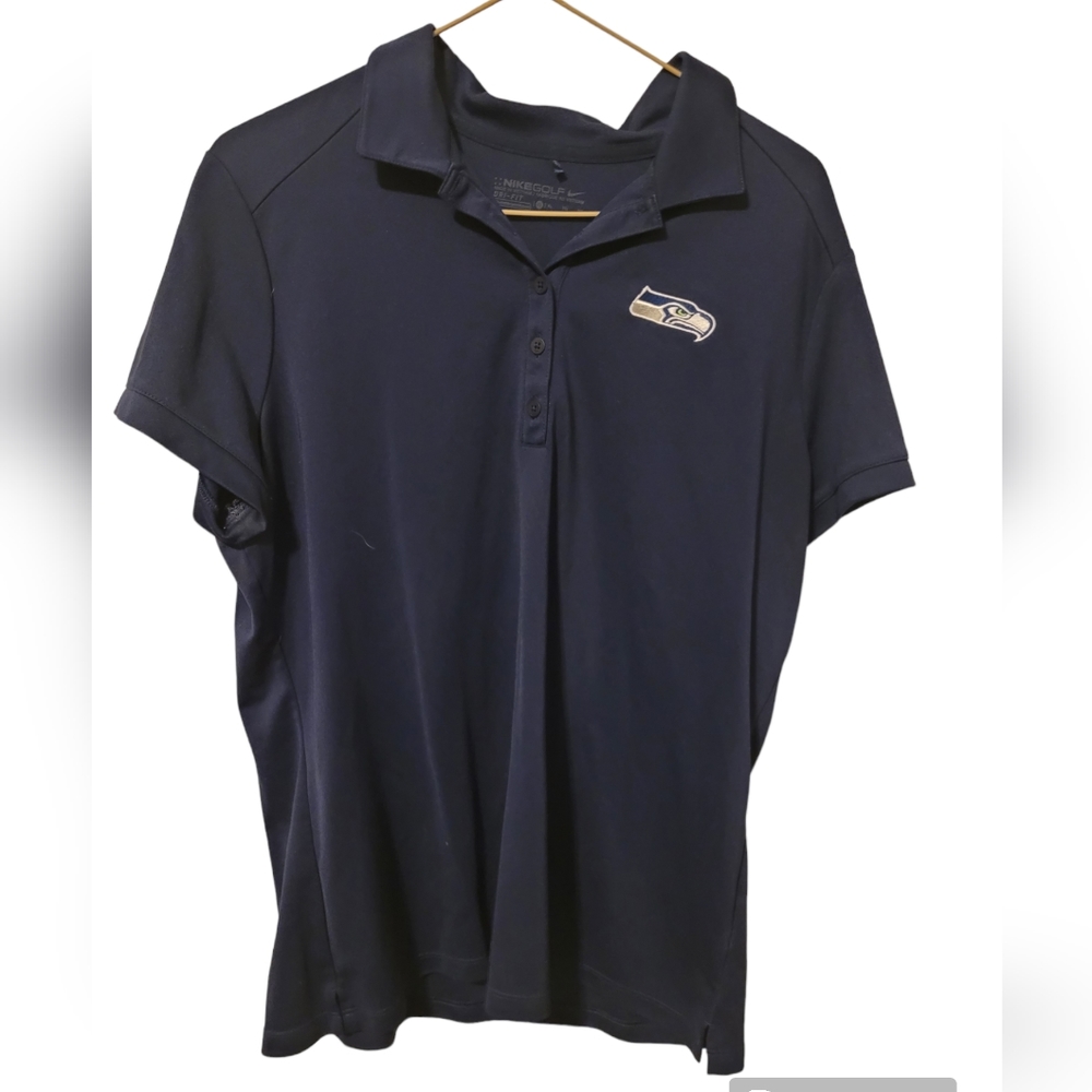Nike golf Seahawks dri-fit polo XL